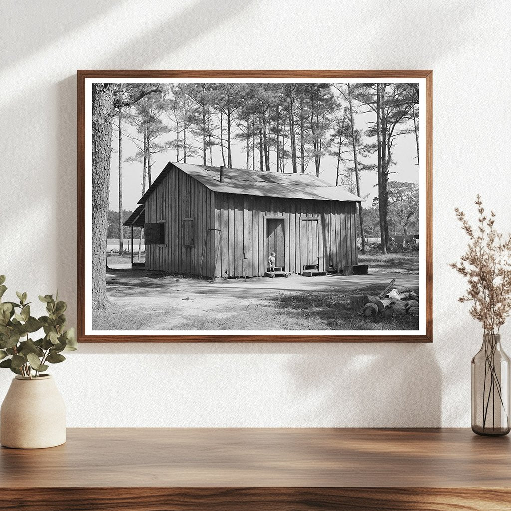1939 Vintage Image of Migrant Workers House in Louisiana - Available at KNOWOL