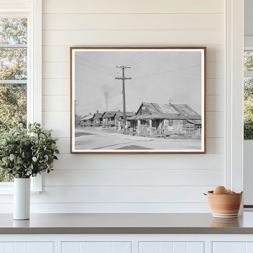 1939 Vintage Image of Substandard Housing in Laurel Mississippi - Available at KNOWOL