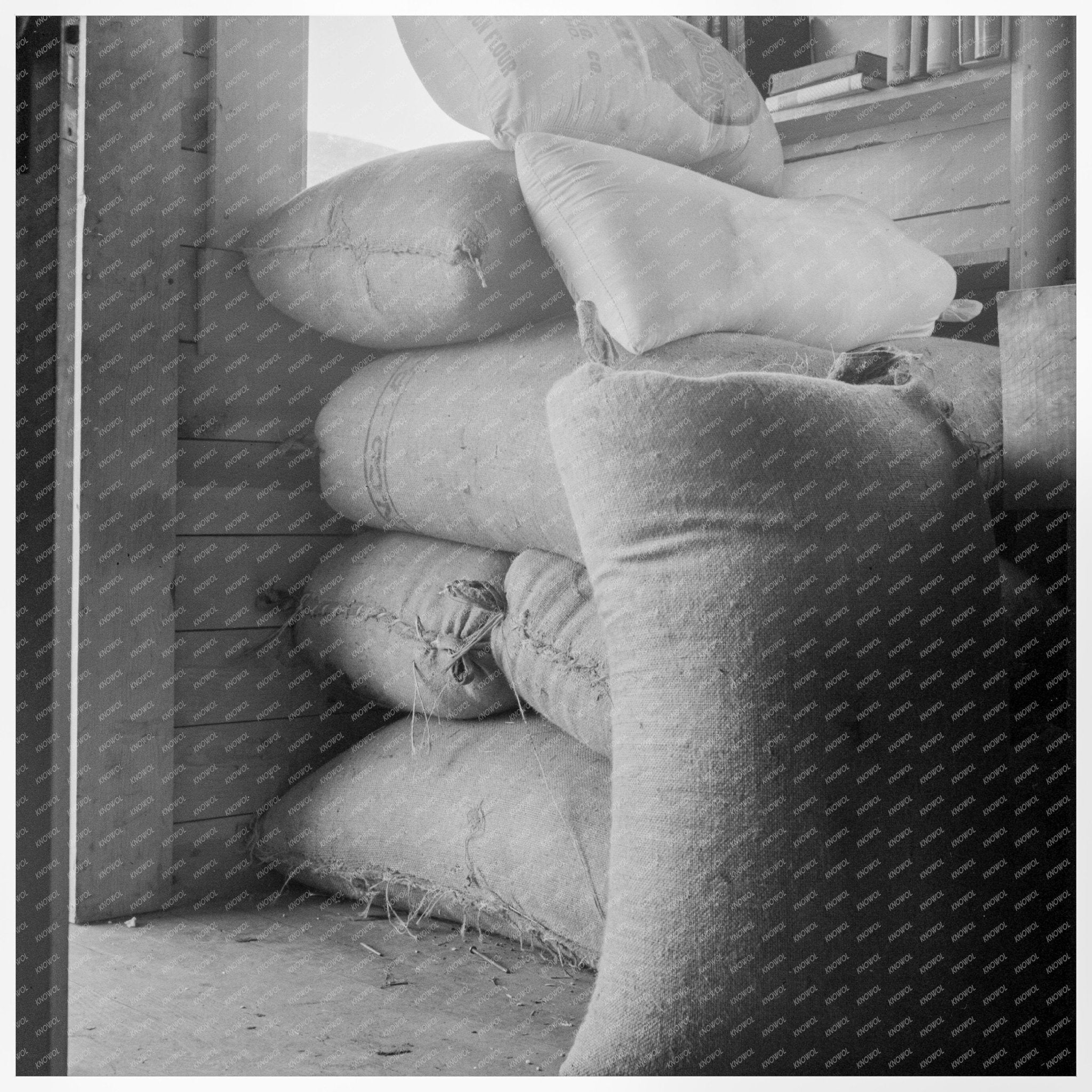 1939 Vintage Log Home Interior in Boundary County Idaho - Available at KNOWOL