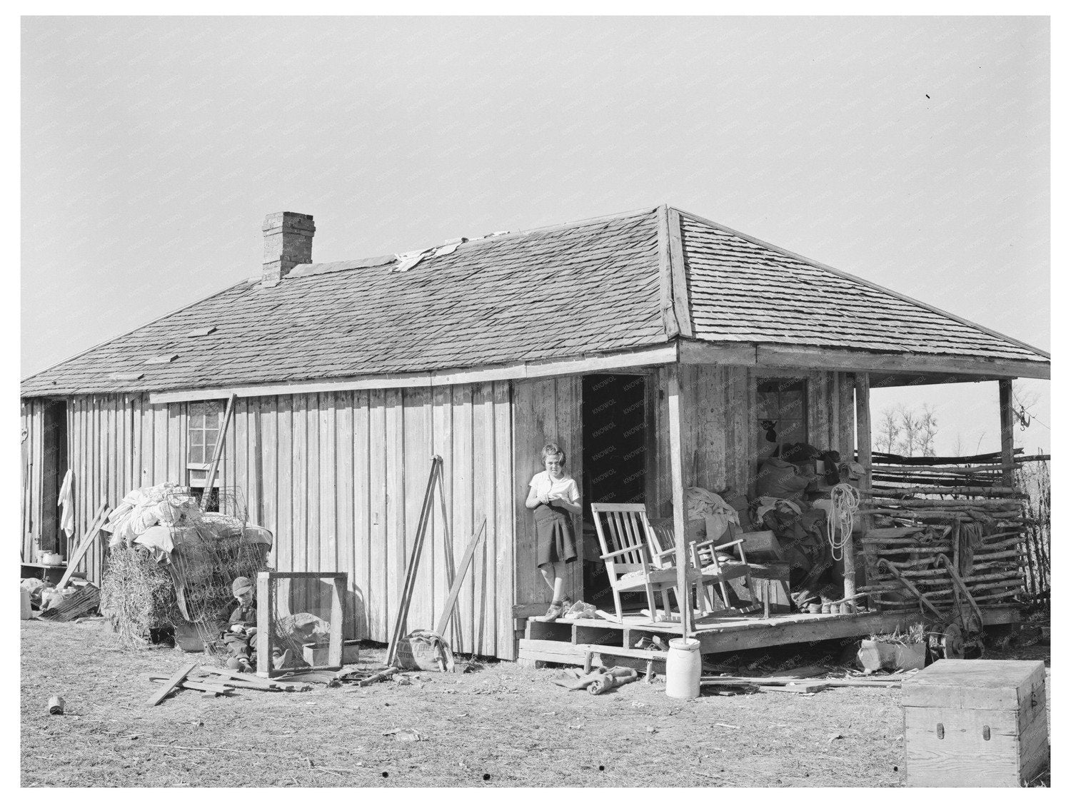 1939 Vintage Photo of Farm Security Administration House Louisiana - Available at KNOWOL