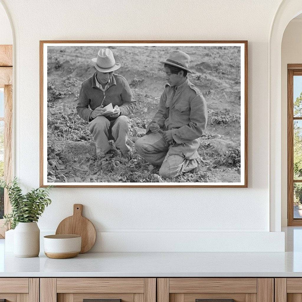1939 Vintage Photo of Mexican Labor Contractors in Texas - Available at KNOWOL
