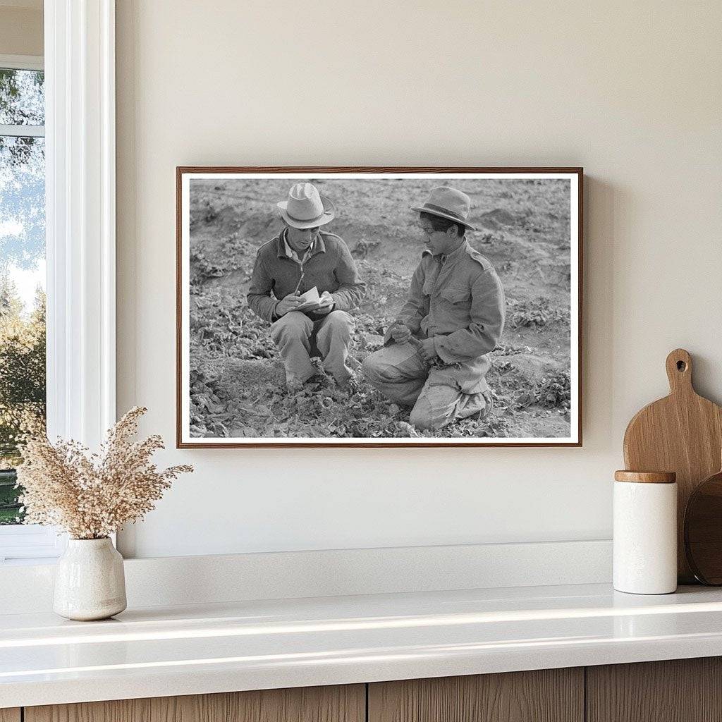 1939 Vintage Photo of Mexican Labor Contractors in Texas - Available at KNOWOL