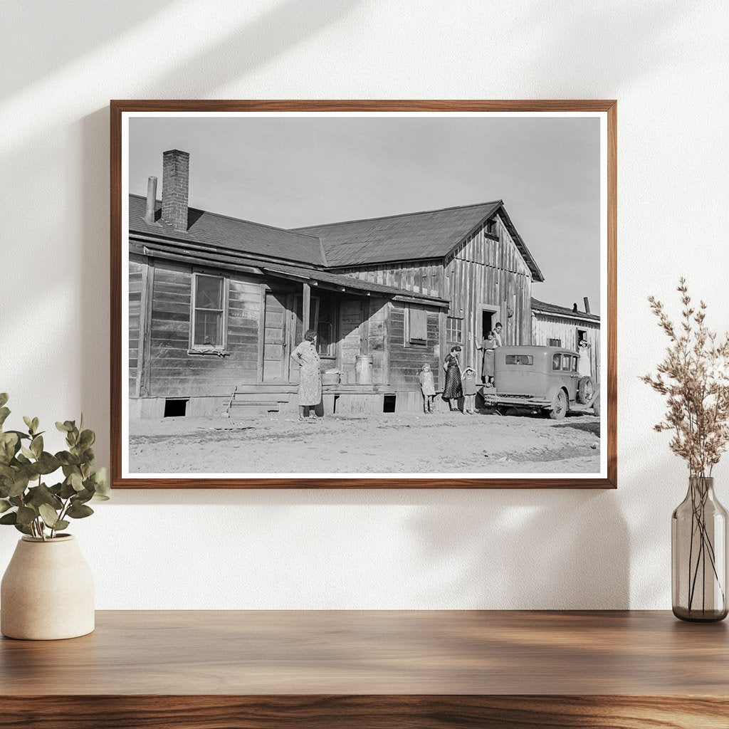 1939 Vintage Photo of Migrant Workers Housing in California - Available at KNOWOL