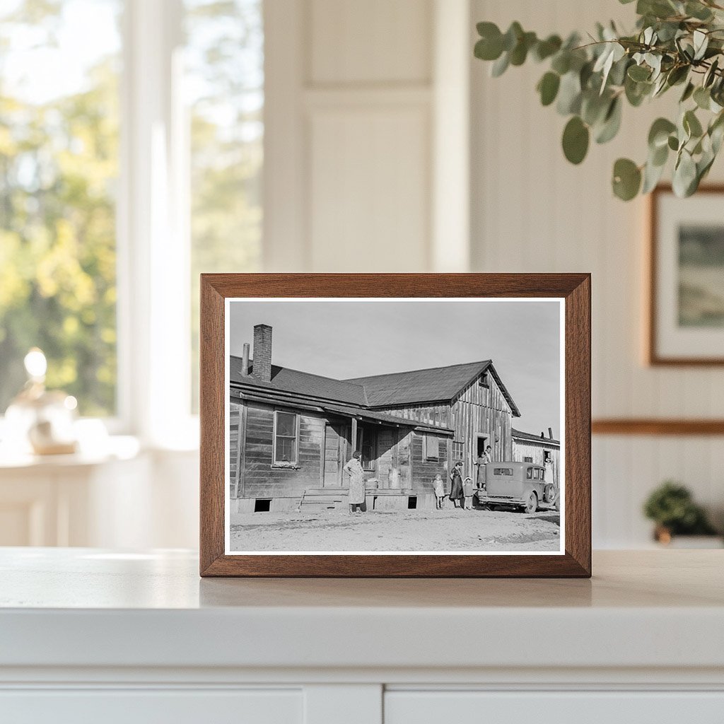 1939 Vintage Photo of Migrant Workers Housing in California - Available at KNOWOL