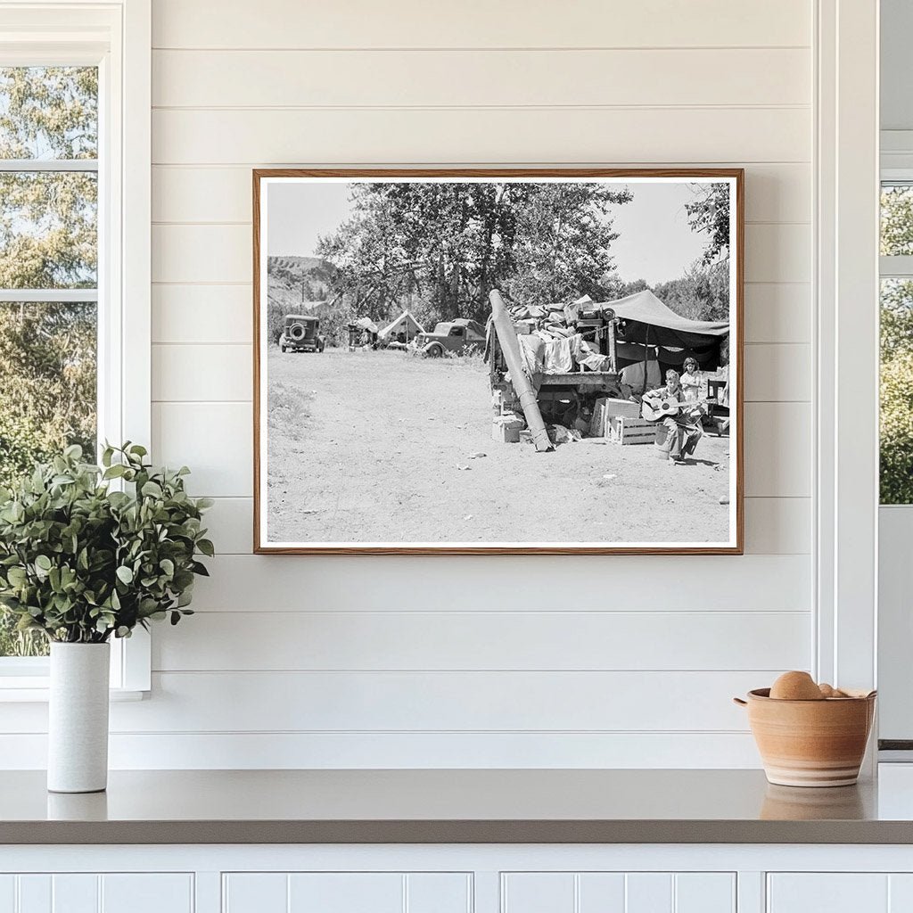 1939 Vintage Photo of Migratory Families in Yakima Valley - Available at KNOWOL