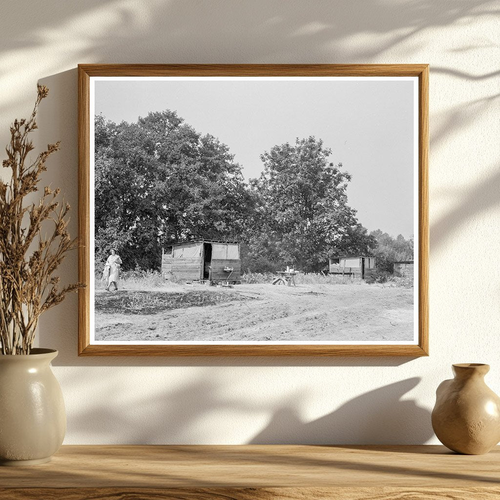 1939 Vintage Photo of Seasonal Worker Shacks in Oregon - Available at KNOWOL