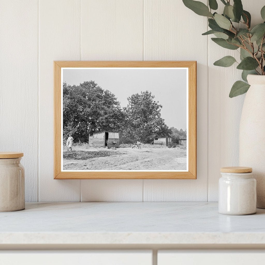 1939 Vintage Photo of Seasonal Worker Shacks in Oregon - Available at KNOWOL