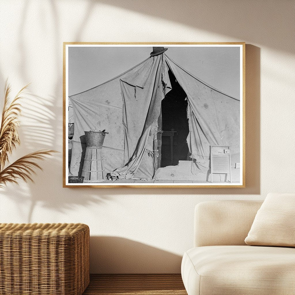 1939 Vintage Photo of Tents for Pea Pickers in California - Available at KNOWOL