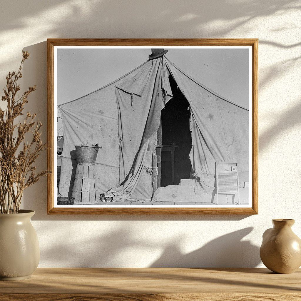 1939 Vintage Photo of Tents for Pea Pickers in California - Available at KNOWOL
