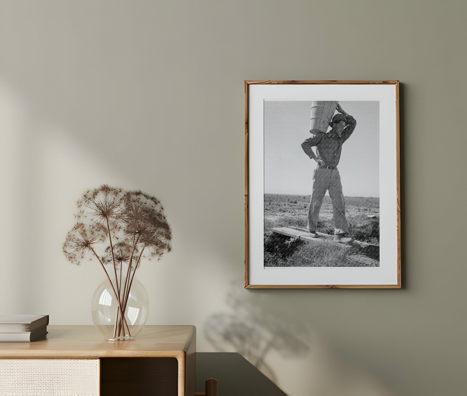 1939 Vintage Photograph of Pea Pickers at Weigh Station in Calipatria California - Available at KNOWOL