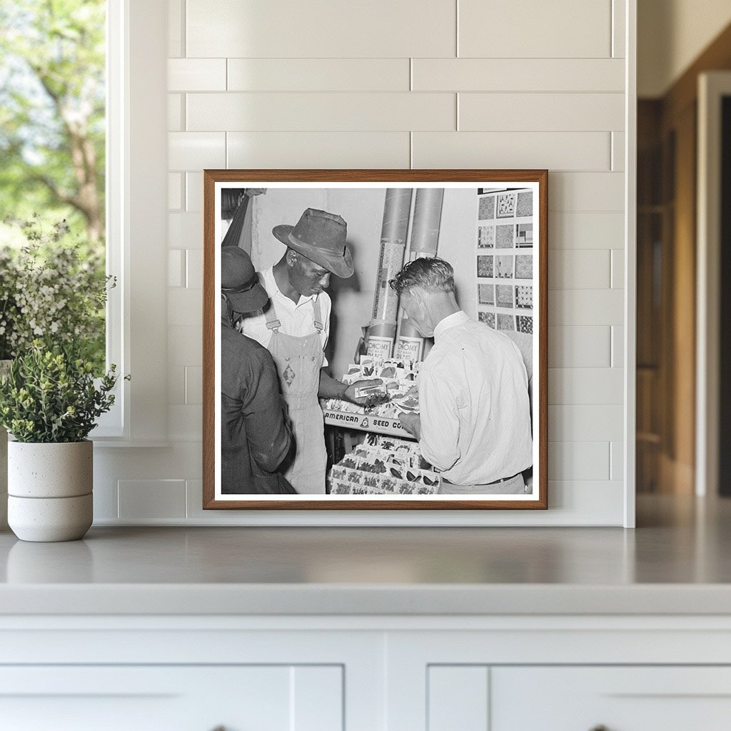 1939 Vintage Seed Selection in San Augustine Texas Hardware Store - Available at KNOWOL