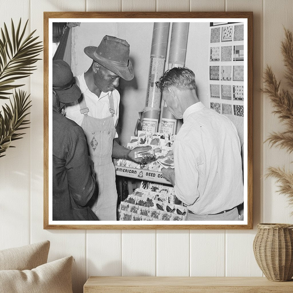 1939 Vintage Seed Selection in San Augustine Texas Hardware Store - Available at KNOWOL