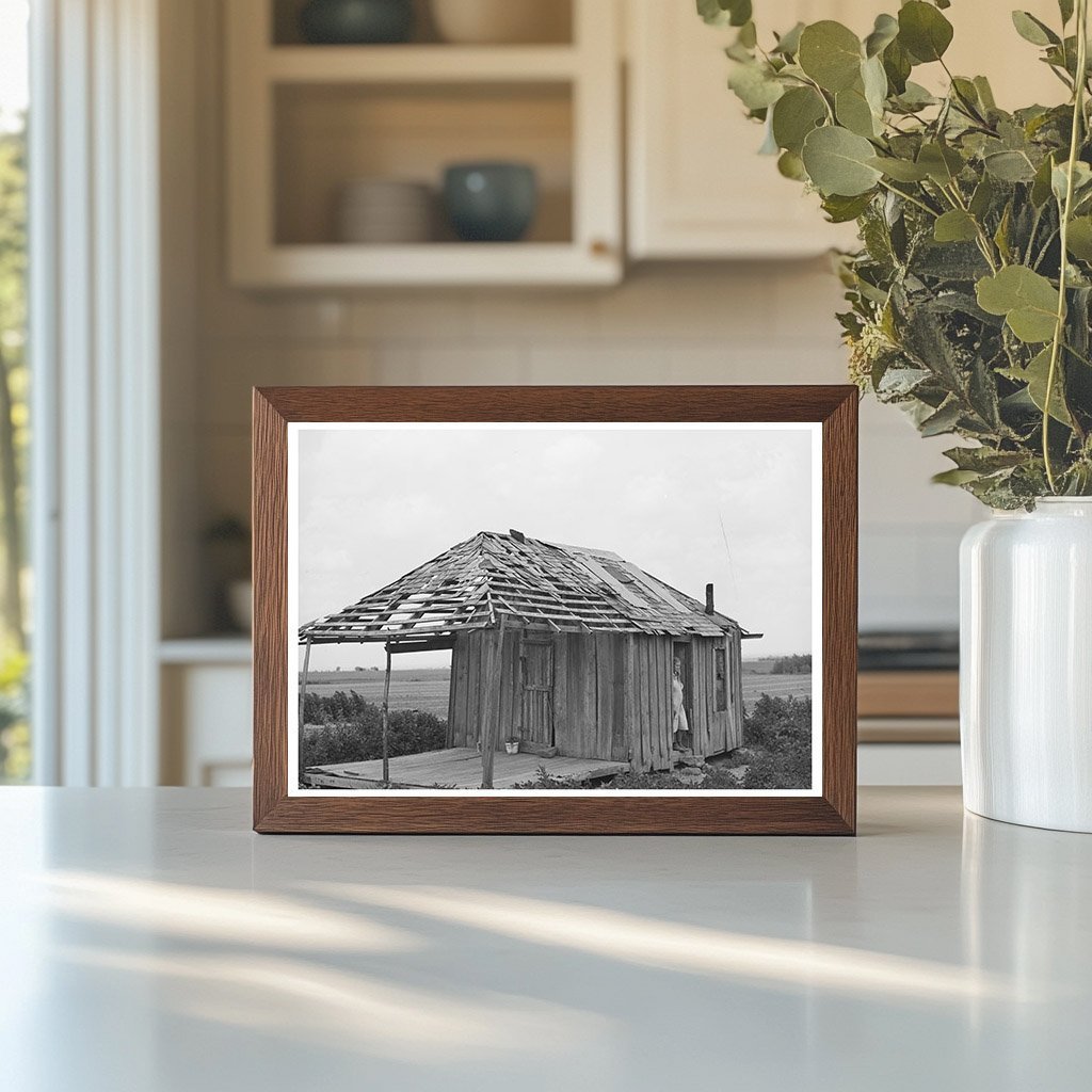 1939 Vintage Shack of Agricultural Laborer in Oklahoma - Available at KNOWOL