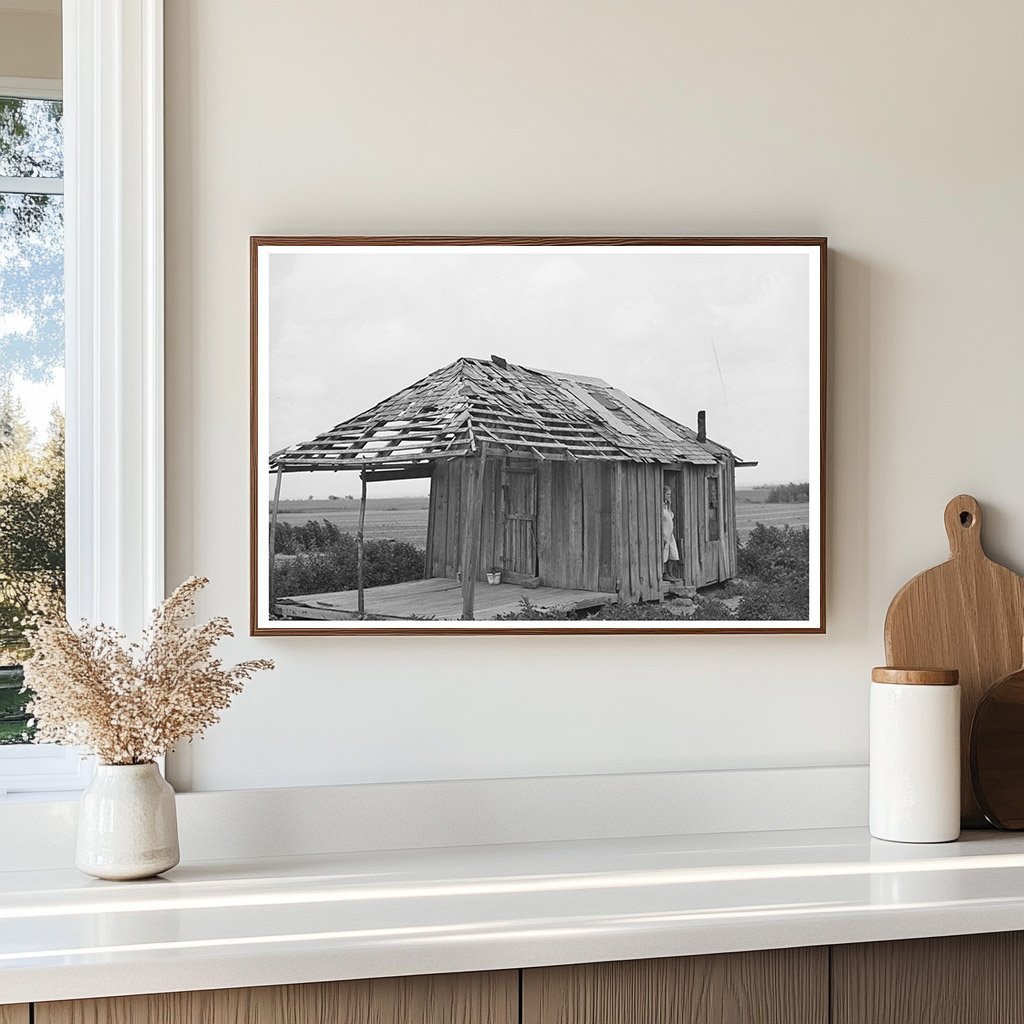 1939 Vintage Shack of Agricultural Laborer in Oklahoma - Available at KNOWOL