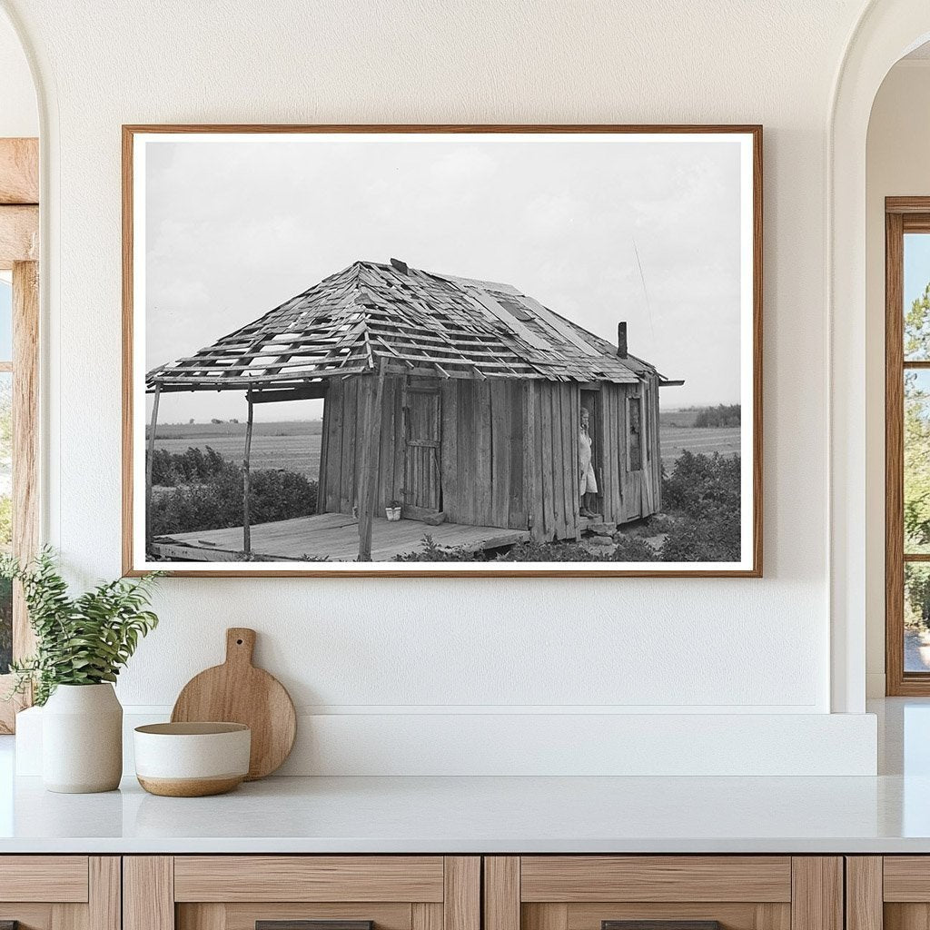 1939 Vintage Shack of Agricultural Laborer in Oklahoma - Available at KNOWOL