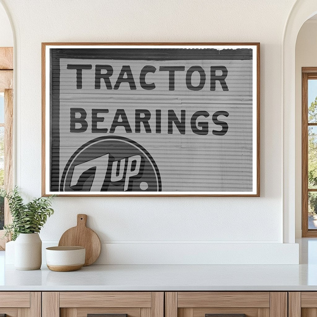 1939 Vintage Sign for Tractor Parts in Robstown Texas - Available at KNOWOL