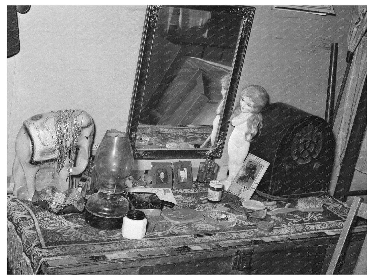 1939 Vintage Trailer Home in Weslaco Texas Migrant Camp - Available at KNOWOL