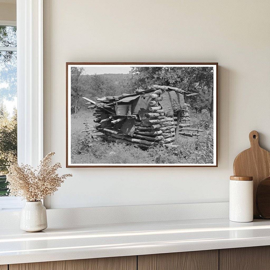 1939 White Tenant Farmer Shed McIntosh County Oklahoma - Available at KNOWOL