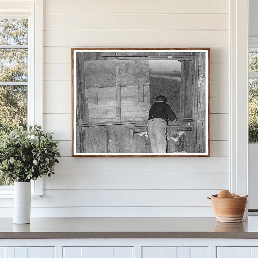 1939 Window in Sharecroppers Cabin Louisiana - Available at KNOWOL
