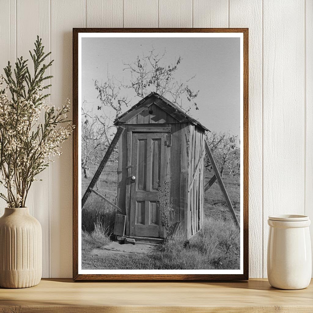 1940 Vintage Farm Privy in Placer County California - Available at KNOWOL