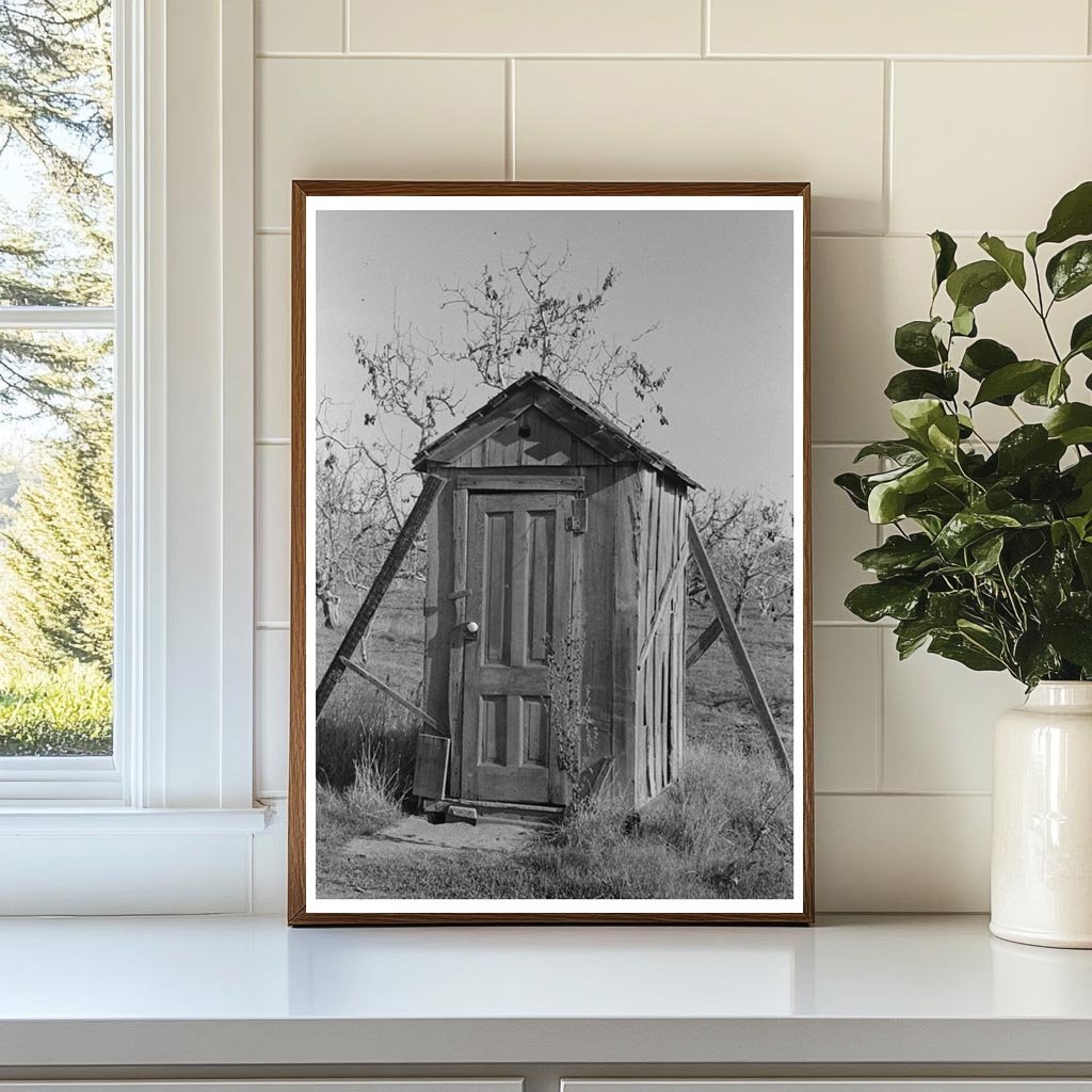 1940 Vintage Farm Privy in Placer County California - Available at KNOWOL