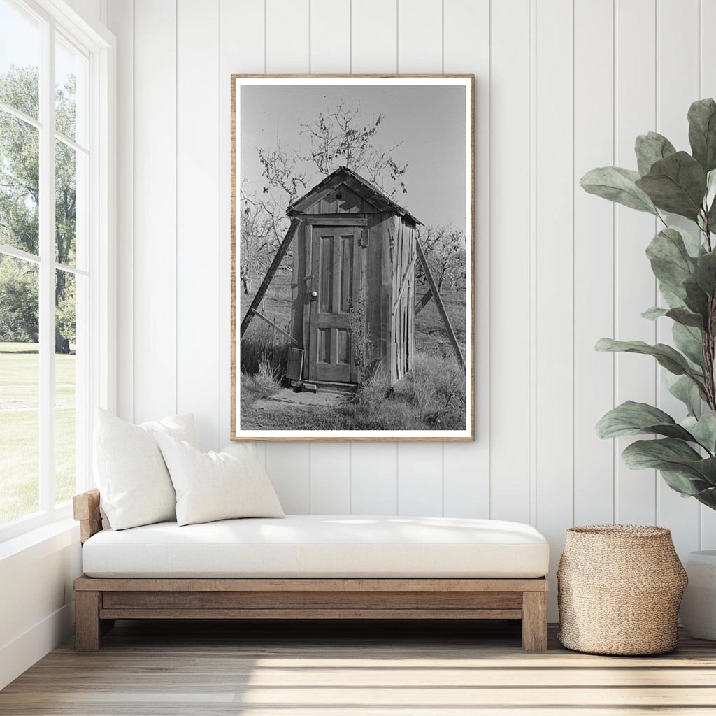 1940 Vintage Farm Privy in Placer County California - Available at KNOWOL