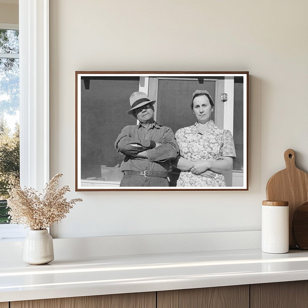 1940 Vintage Fruit Farmer and Wife in Placer County California - Available at KNOWOL