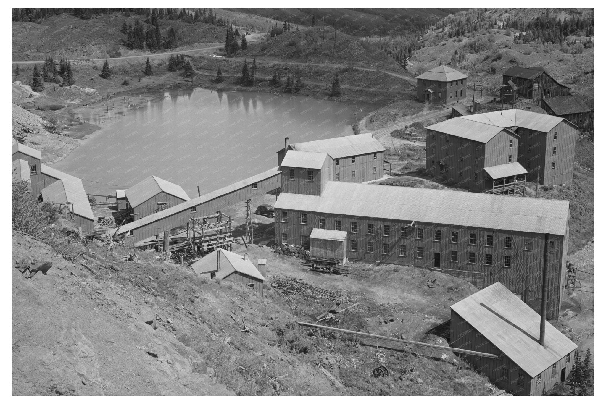 1940 Vintage Gold Mill in San Juan County Colorado - Available at KNOWOL