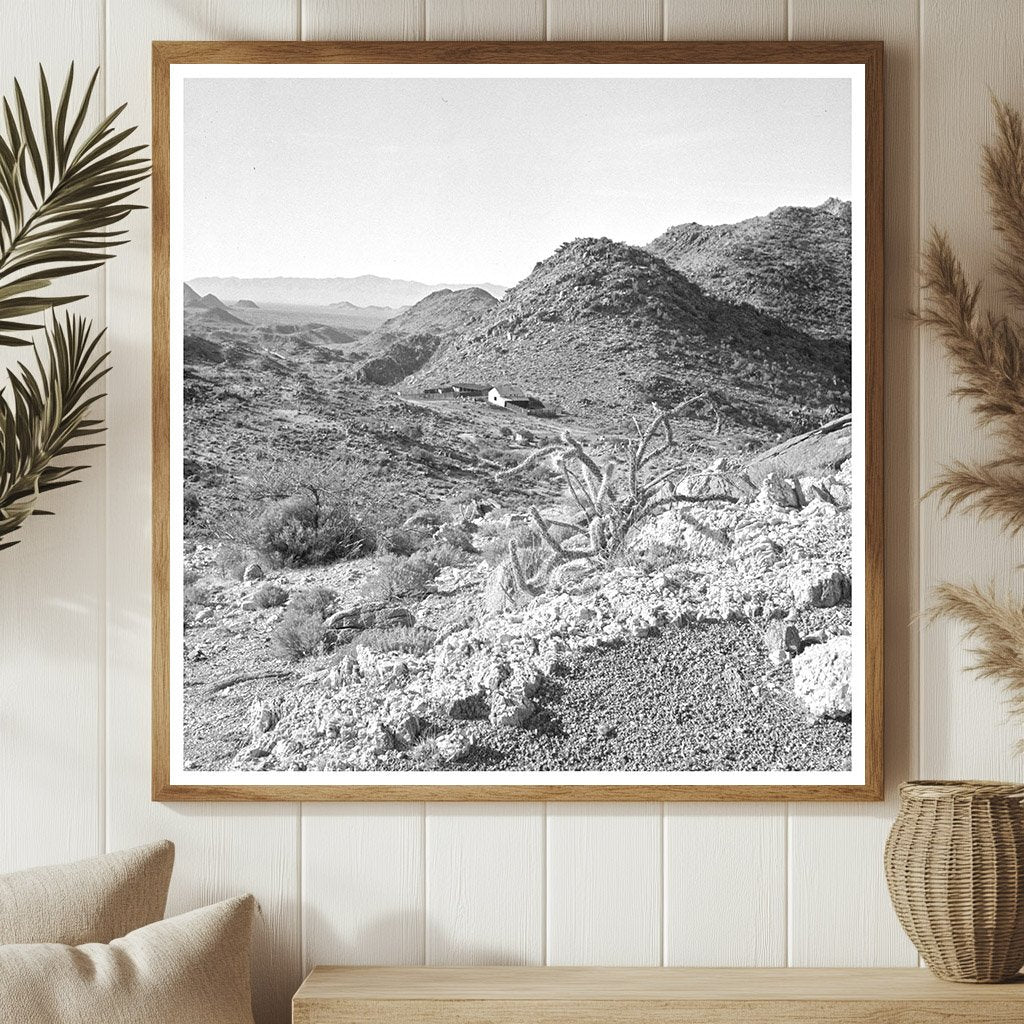 1940 Vintage Photograph of Ranch near Boriana Mine Arizona - Available at KNOWOL