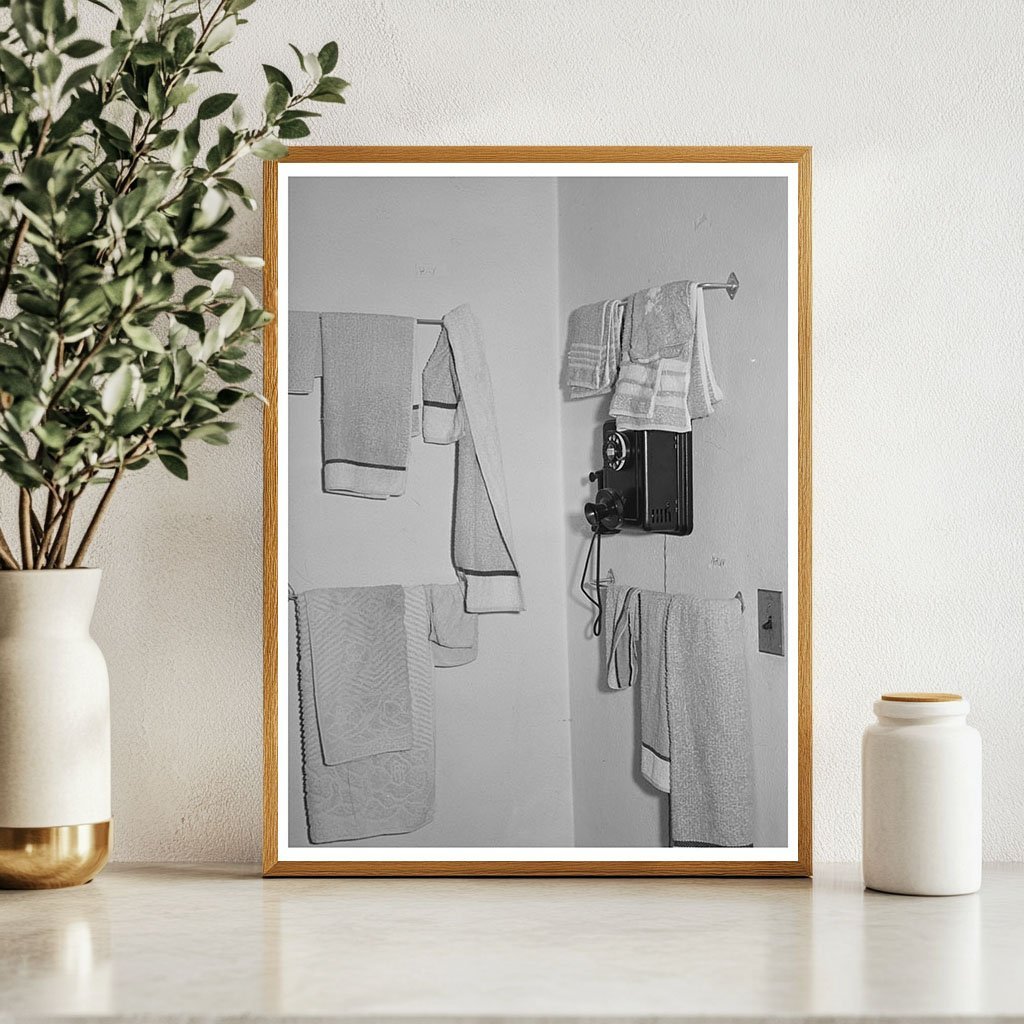 1941 Vintage Towels in San Diego Boarding House for Men - Available at KNOWOL