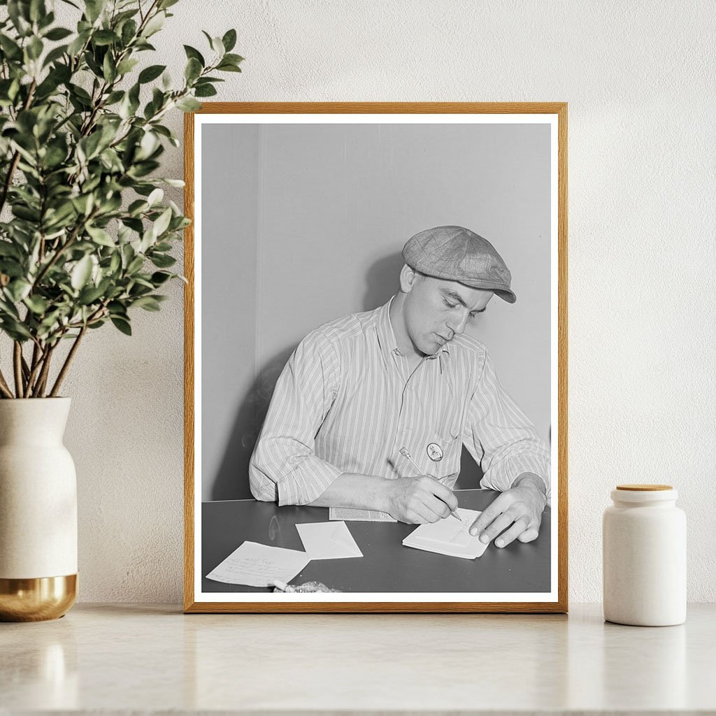 1941 Workman at Bremerton Navy Shipyards Vintage Photo - Available at KNOWOL