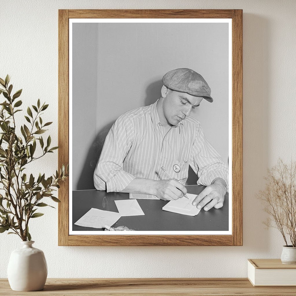 1941 Workman at Bremerton Navy Shipyards Vintage Photo - Available at KNOWOL