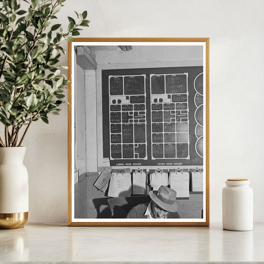 1942 Diagram of Grain Storage Methods in Petaluma CA - Available at KNOWOL