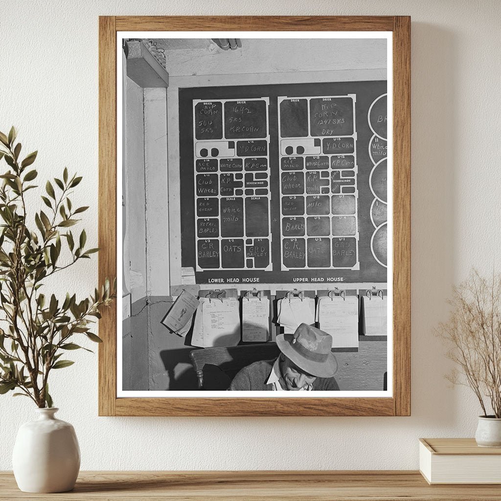 1942 Diagram of Grain Storage Methods in Petaluma CA - Available at KNOWOL