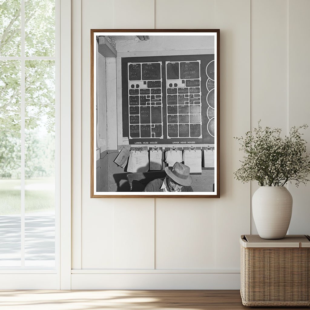 1942 Diagram of Grain Storage Methods in Petaluma CA - Available at KNOWOL