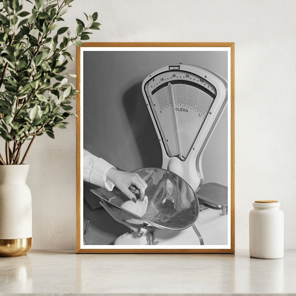 1942 Laboratory Weighing Rat for Vitamin Research - Available at KNOWOL