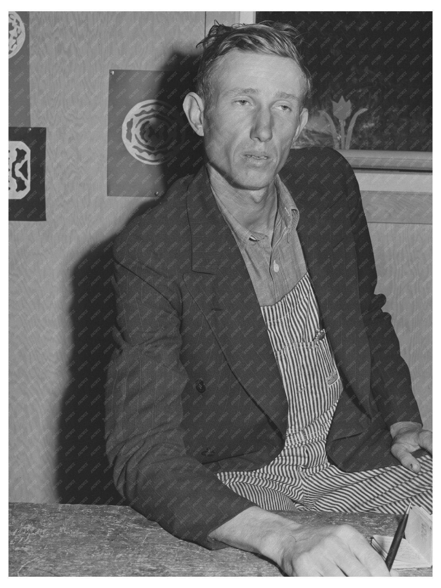 1942 Vintage Agricultural Workers in Woodville California - Available at KNOWOL