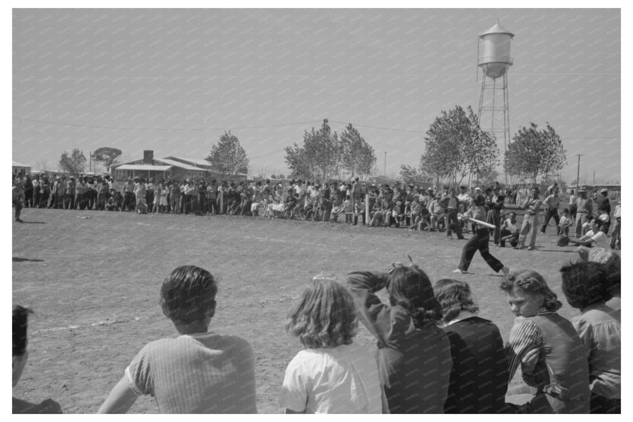 1942 Vintage Baseball Game Yuma Arizona Farmworkers Event - Available at KNOWOL