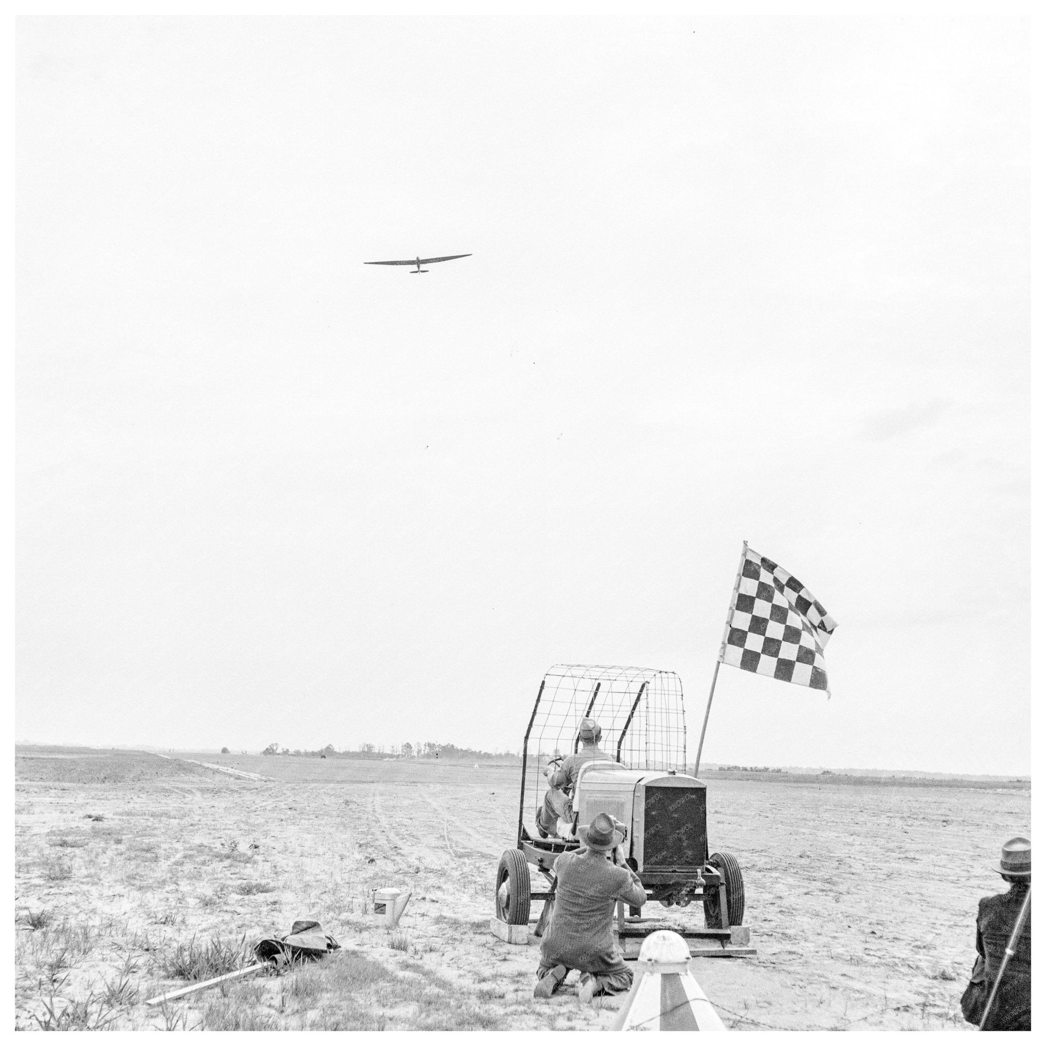 1942 Vintage Glider Winch at U.S. Marine Corps Training Camp Parris Island South Carolina - Available at KNOWOL