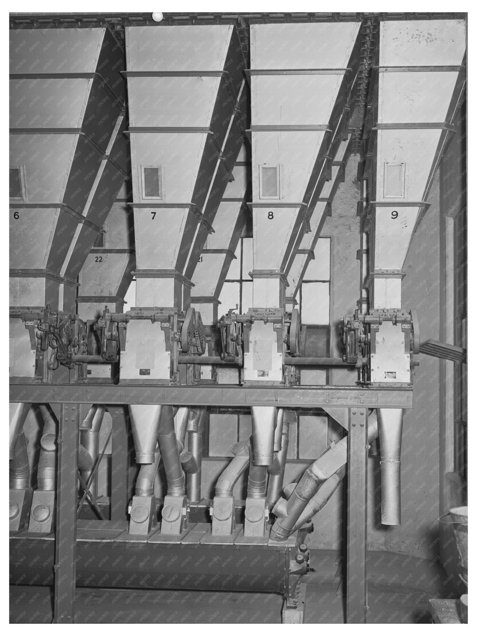 1942 Vintage Grain Hoppers for Chicken Feed in Petaluma - Available at KNOWOL