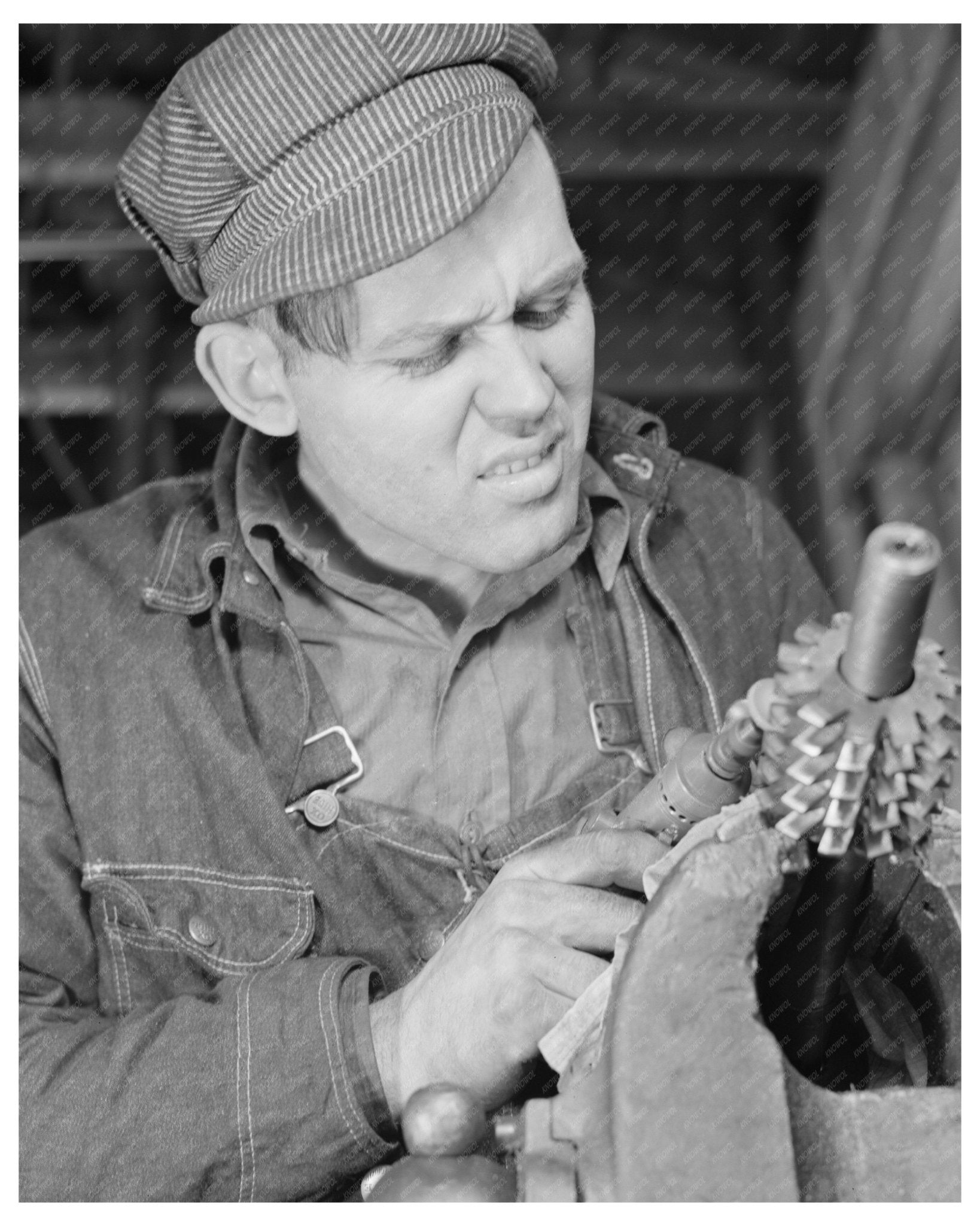 1942 Vintage Image of Machine Shops in De Land Florida - Available at KNOWOL