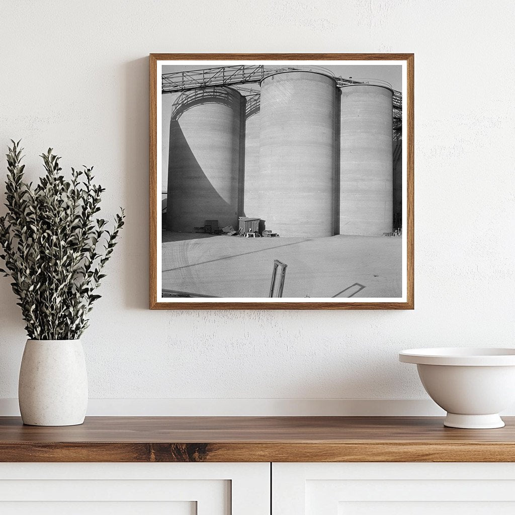 1942 Vintage Image of Ore Storage Silos in Las Vegas - Available at KNOWOL