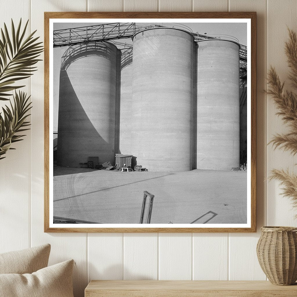 1942 Vintage Image of Ore Storage Silos in Las Vegas - Available at KNOWOL