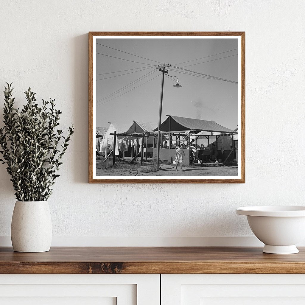 1942 Vintage Laundry Room at Farm Security Camp Nyssa Oregon - Available at KNOWOL