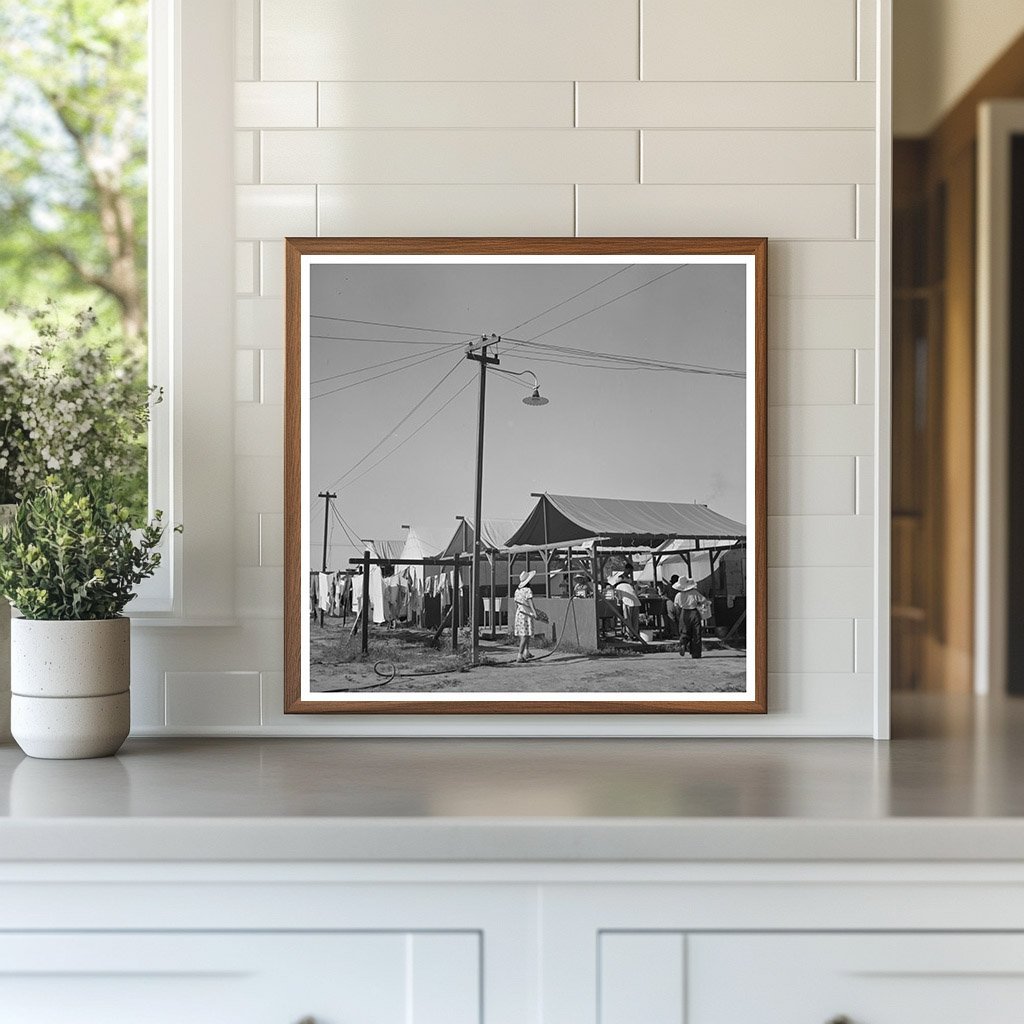 1942 Vintage Laundry Room at Farm Security Camp Oregon - Available at KNOWOL