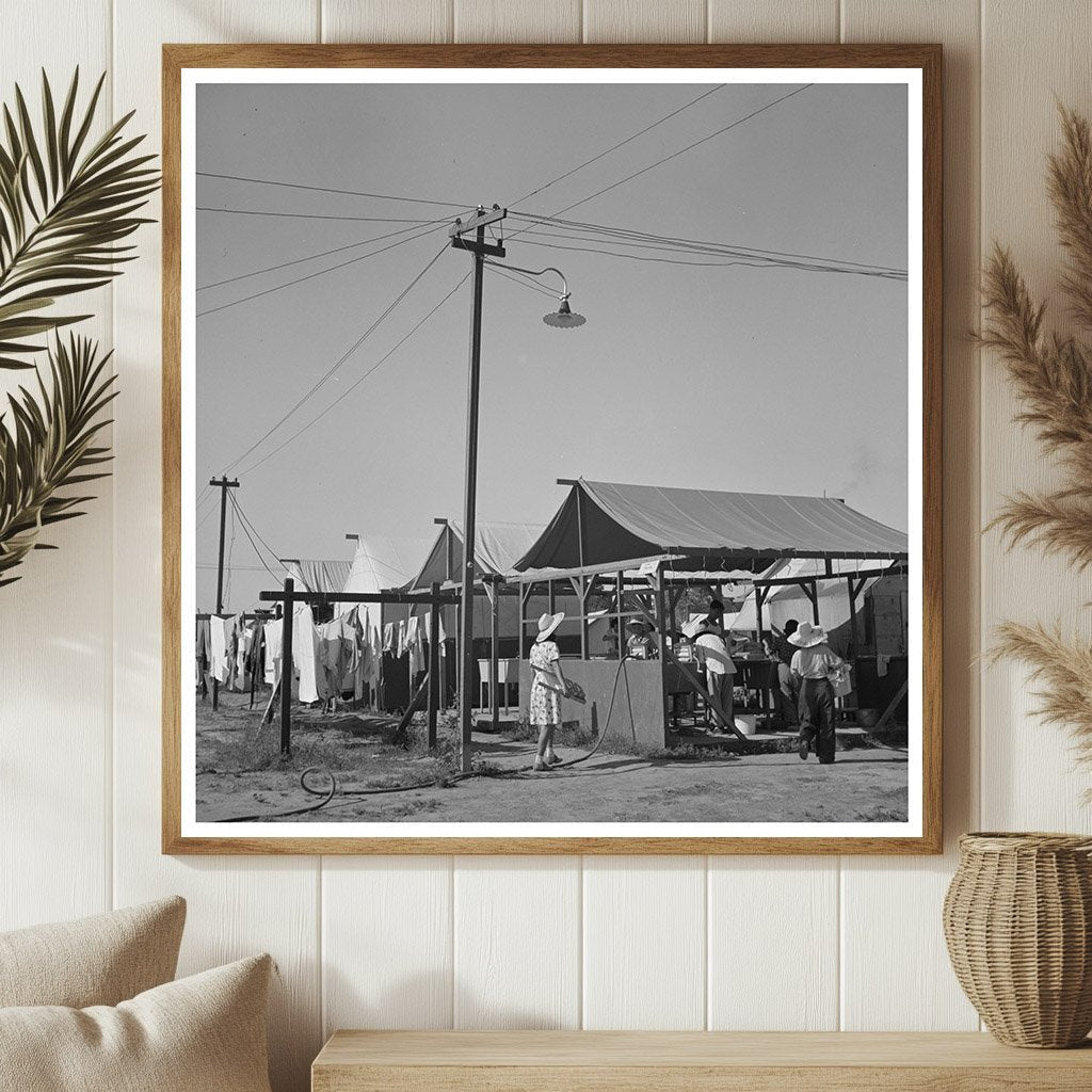 1942 Vintage Laundry Room at Farm Security Camp Oregon - Available at KNOWOL