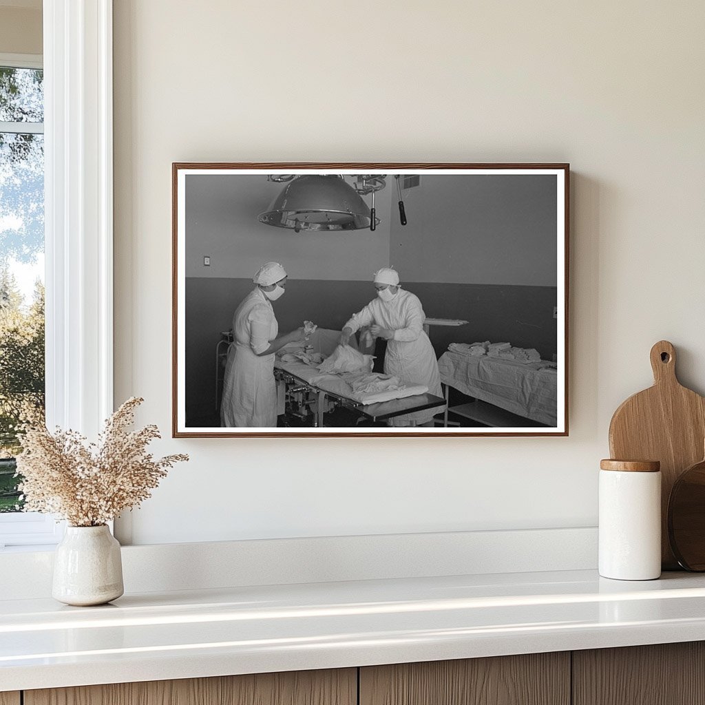 1942 Vintage Photo of Farmworkers at Cairns Hospital Arizona - Available at KNOWOL