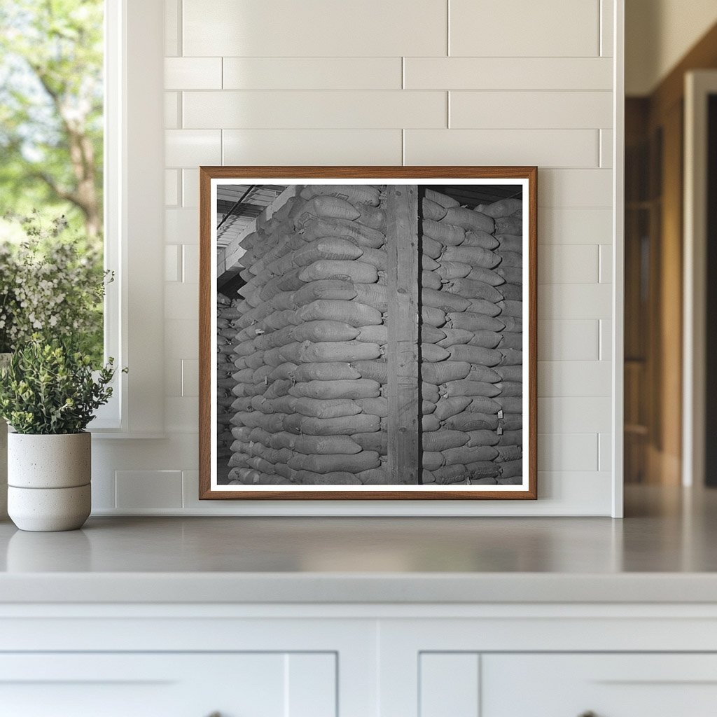 1942 Vintage Photo of Petaluma Feed Warehouse in California - Available at KNOWOL