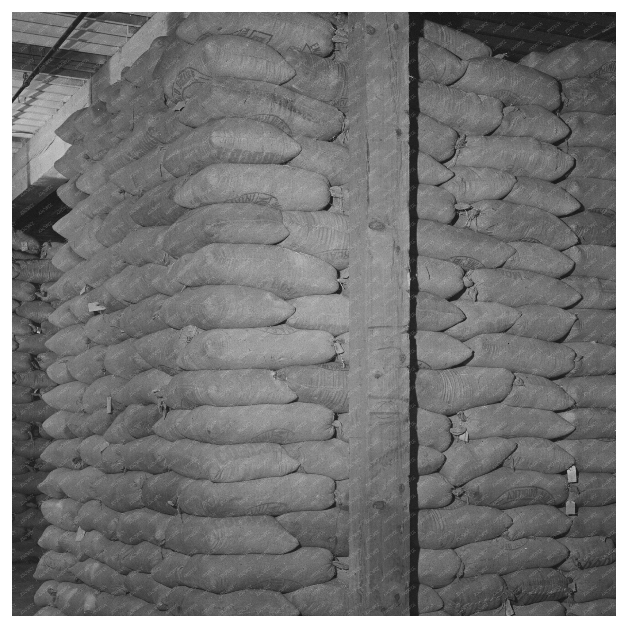 1942 Vintage Photo of Petaluma Feed Warehouse in California - Available at KNOWOL