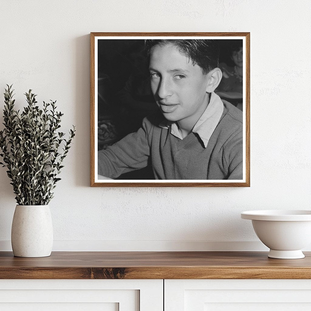1942 Vintage Photo of Portuguese Boy in San Leandro California - Available at KNOWOL